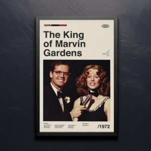 The King of Marvin Gardens retro artwork mid-century poster