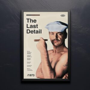 The Last Detail movie poster - mid-century vintage poster