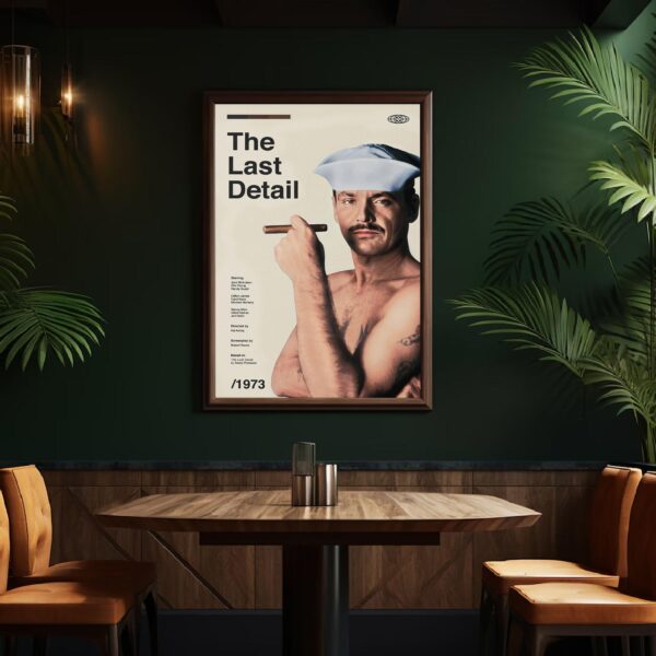 The Last Detail movie poster - mid-century vintage poster