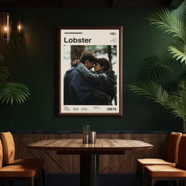 The Lobster Movie Poster - mid-century retro artwork