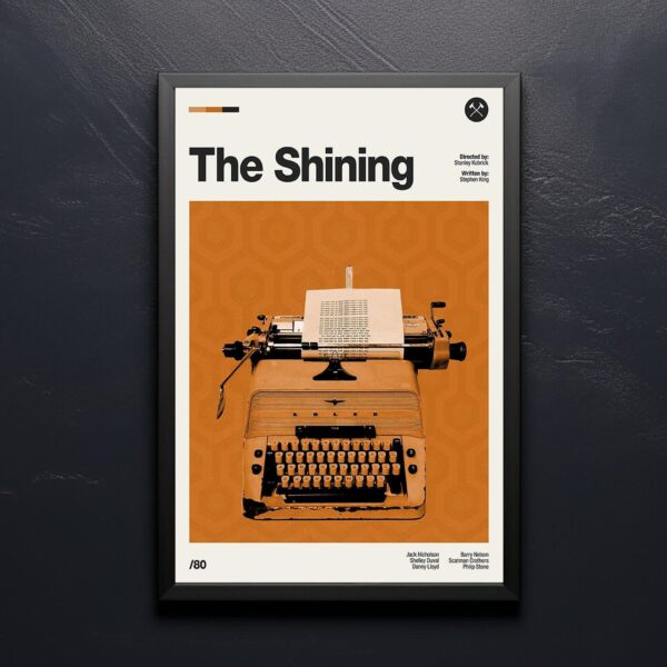 The Shining Movie Poster - Mid Century Poster