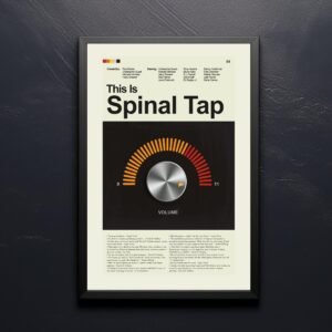 Mid-century modern This Is Spinal Tap movie poster by 20th Century Studios