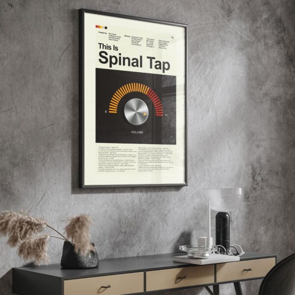 Mid-century modern This Is Spinal Tap movie poster by 20th Century Studios
