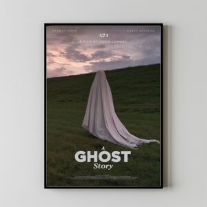 A Ghost Story minimalist movie poster by David Lowery