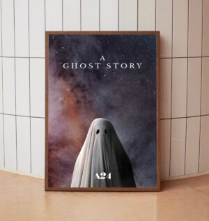 A Ghost Story movie poster in minimalist design