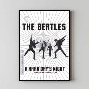 A Hard Day's Night retro movie poster