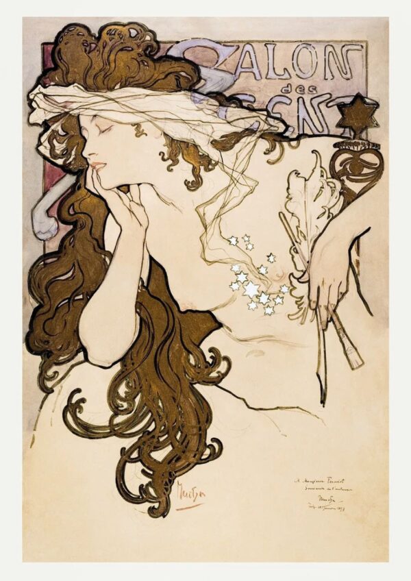 Alfons Mucha Artistic Movie Poster
