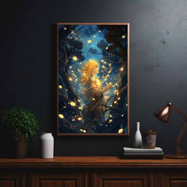 Mystical Girl in the Night Sky movie poster