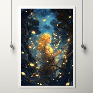 Mystical Girl in the Night Sky movie poster