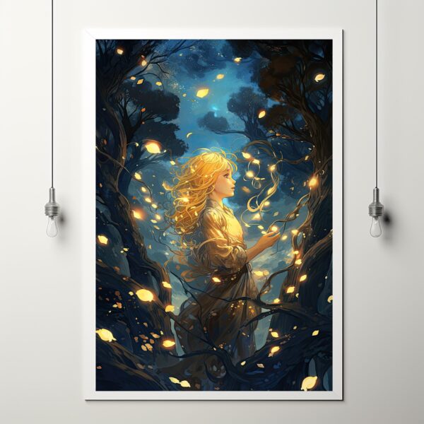 Mystical Girl in the Night Sky movie poster