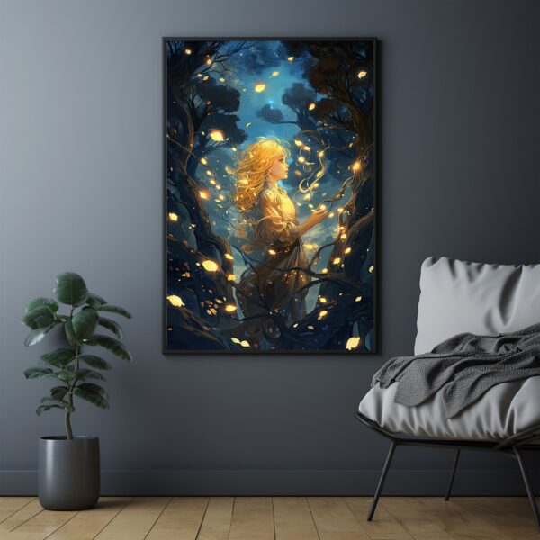 Mystical Girl in the Night Sky movie poster