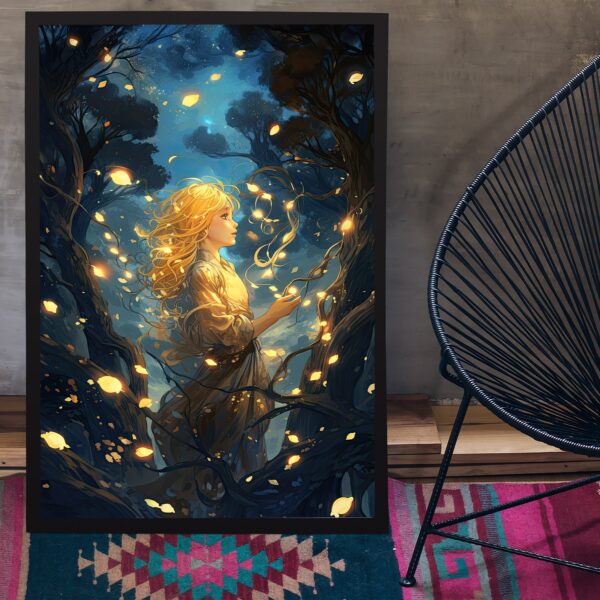 Mystical Girl in the Night Sky movie poster