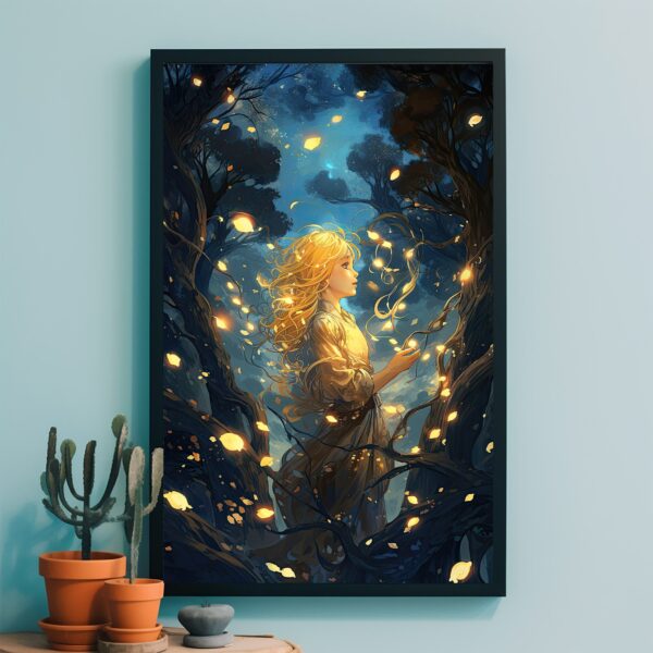 Mystical Girl in the Night Sky movie poster