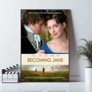 Becoming Jane vintage movie poster art print