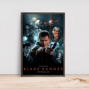 Blade Runner classic movie poster art for decor