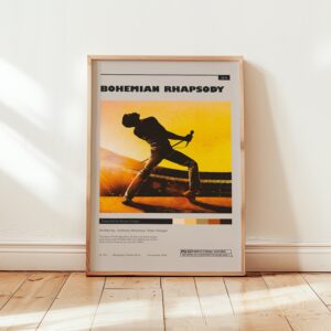 Minimalist Bohemian Rhapsody movie poster art print