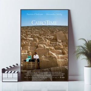 Minimalist Cairo Time movie poster for home decor