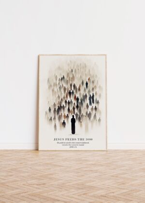 Jesus feeds 5000 inspirational movie poster