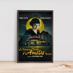 Vintage Amelie movie poster art print