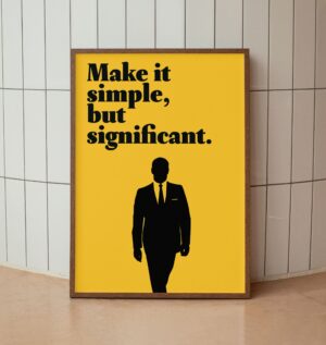 Mad Men movie poster featuring Don Draper