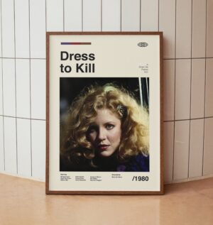 Dress to Kill movie poster by Brian De Palma
