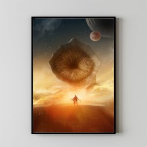 Dune movie poster featuring epic sci-fi visuals