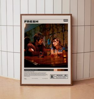Minimalist Fresh movie poster by Mimi Cave