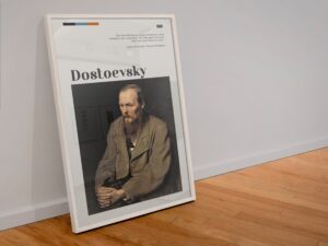Crime and Punishment movie poster featuring Dostoevsky quote