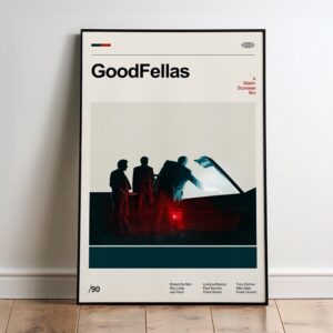 Minimalist Goodfellas movie poster by Martin Scorsese