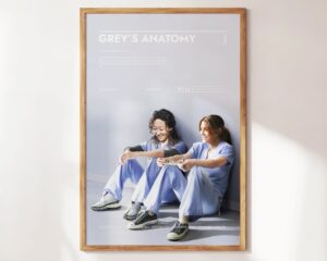 Grey's Anatomy movie poster art print