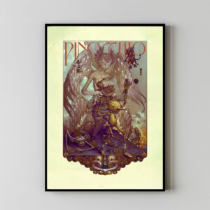 Del Toro's Pinocchio movie poster art print