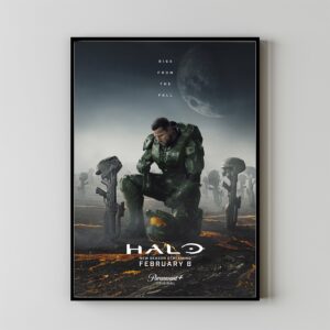 Halo Season 2 movie poster for sci-fi decor