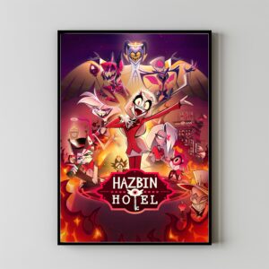 Vintage Hazbin Hotel movie poster for collectors