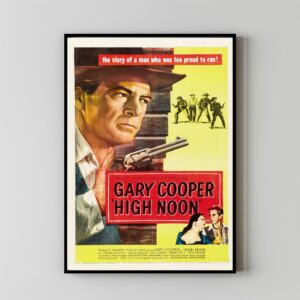 High Noon movie poster classic Western film art