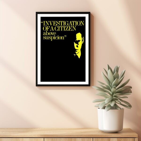 Investigation of a Citizen Above Suspicion movie poster