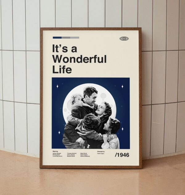It's a Wonderful Life movie poster by Frank Capra