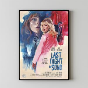 Artistic Last Night in Soho movie poster