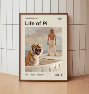Life of Pi vintage movie poster for home decor