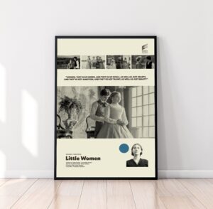 Vintage Little Women movie poster by Greta Gerwig