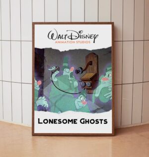 Lonesome Ghosts classic animated movie poster