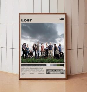 Minimalist Lost movie poster by J.J. Abrams