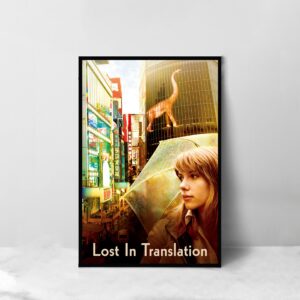 Artistic Lost in Translation movie poster design