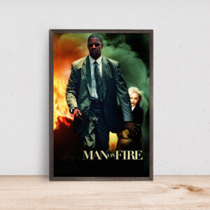 Man On Fire movie poster for artistic home decor