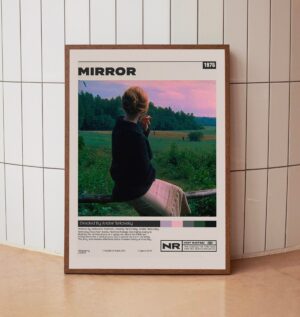 Mirror movie poster by Andrei Tarkovsky minimalist design