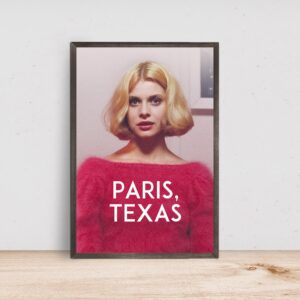 Paris, Texas movie poster for stylish home decor