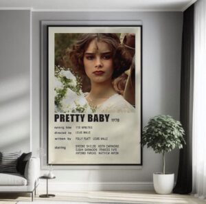 Minimalist movie poster for Pretty Baby 1978