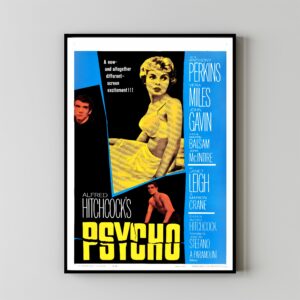 Psycho movie poster art print by Alfred Hitchcock
