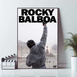Rocky Balboa movie poster for home decor