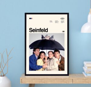Seinfeld movie poster showcasing iconic characters