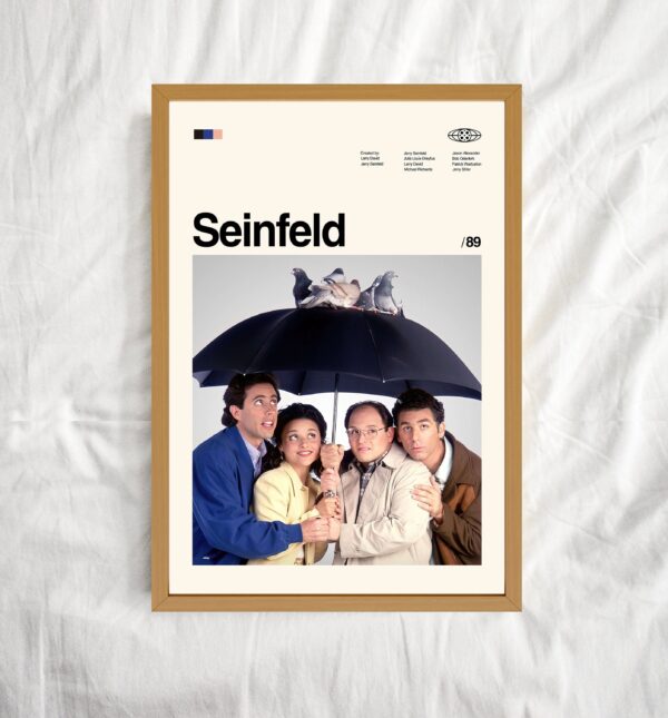 Seinfeld movie poster showcasing iconic characters